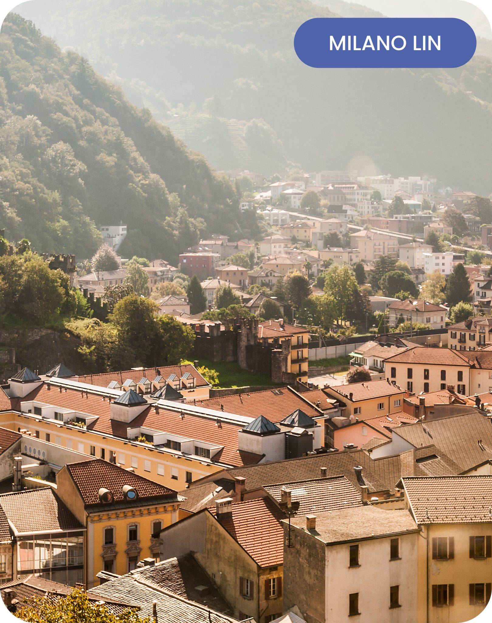 Milan Linate Airport (LIN): Scenic Mountain Regions